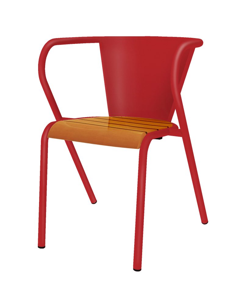 ma-chaise-5008_piment-3169_lattes-bois La chaise 5008 en acier et lattes en bois