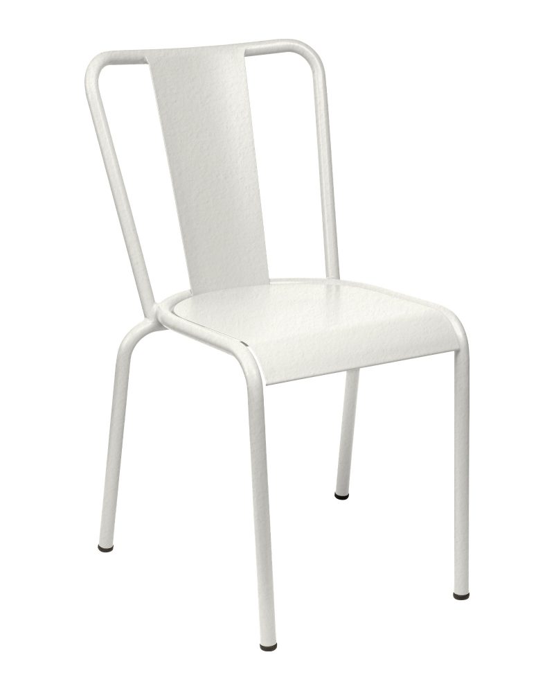 1_Chaise-786A_blanc Chaise 786-A en acier