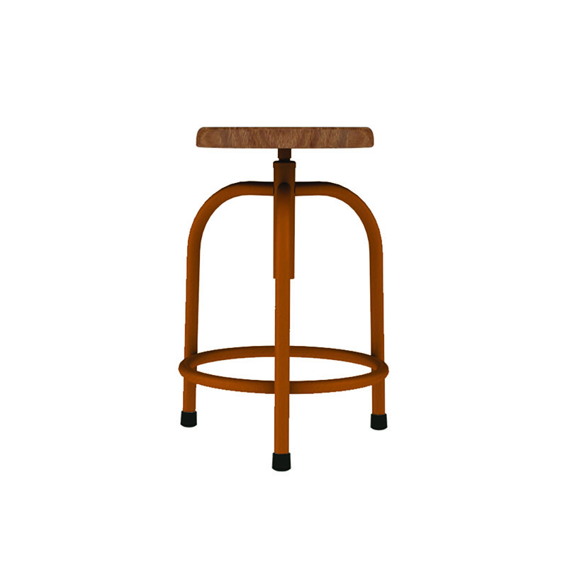tabouret-201-g-boutique Tabouret 201-G en acier et bois