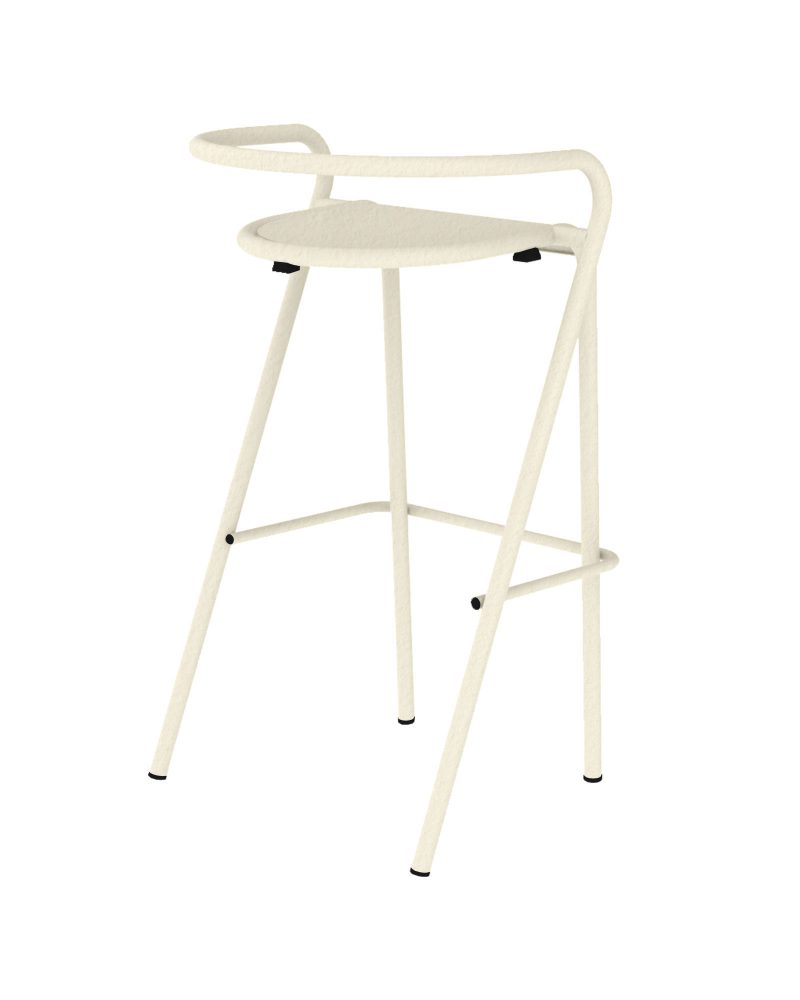tabouret 5008b acier écru