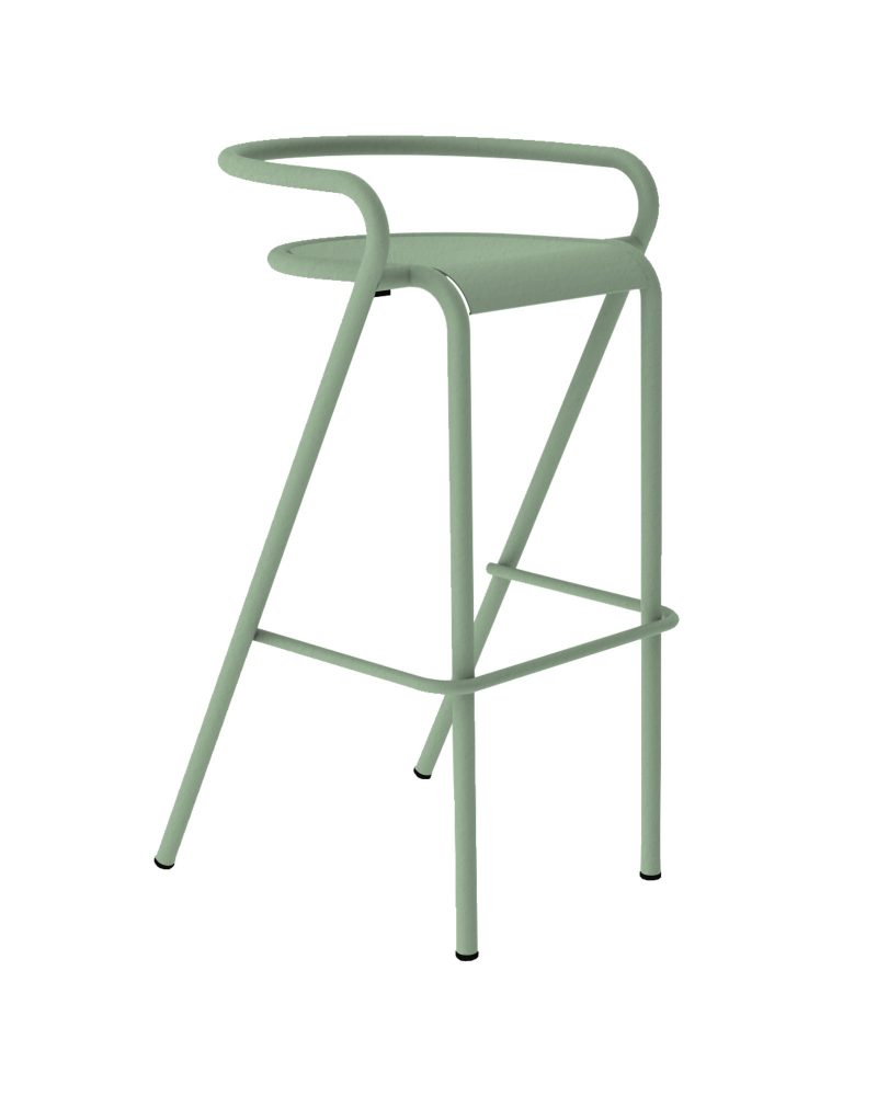 tabouret-5008B-acier-vert-lisbonne