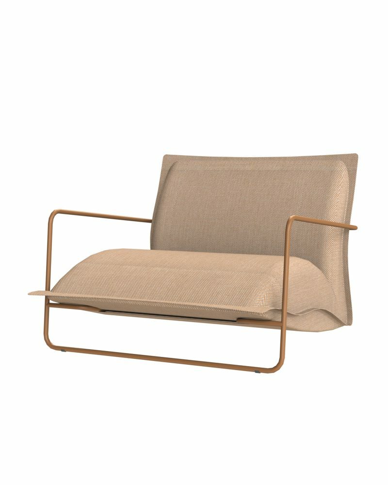 chaise-fikal-l-orange Chaise Fika-L en acier et tissu orange