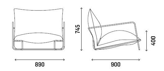 chaise 5008 dimensions